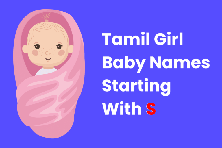 Unique Tamil Girl baby Names – Starting With S